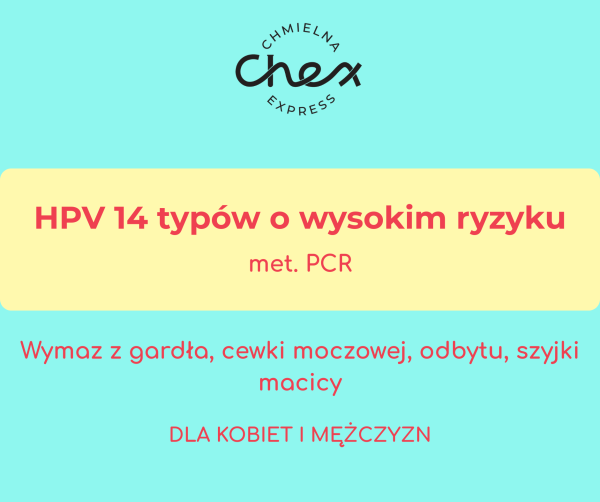 HPV 14 typów o wysokim ryzyku 