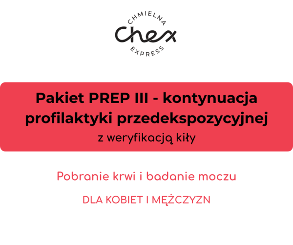 PREP III - kontynuacja z weryfikacją kiły