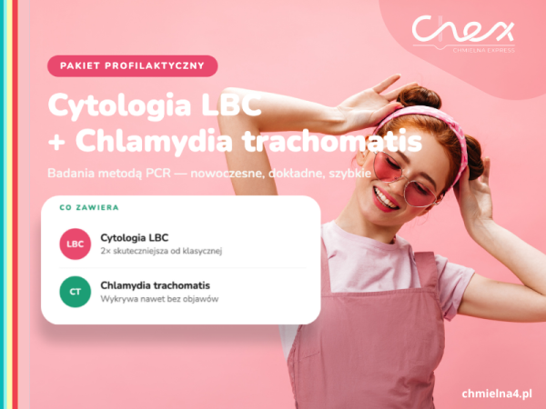Cytologia LBC + Chlamydia trachomatis met. PCR