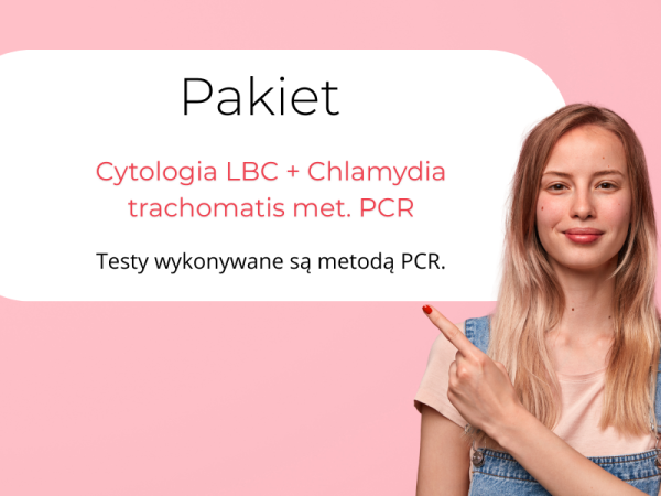 Cytologia LBC + Chlamydia trachomatis met. PCR