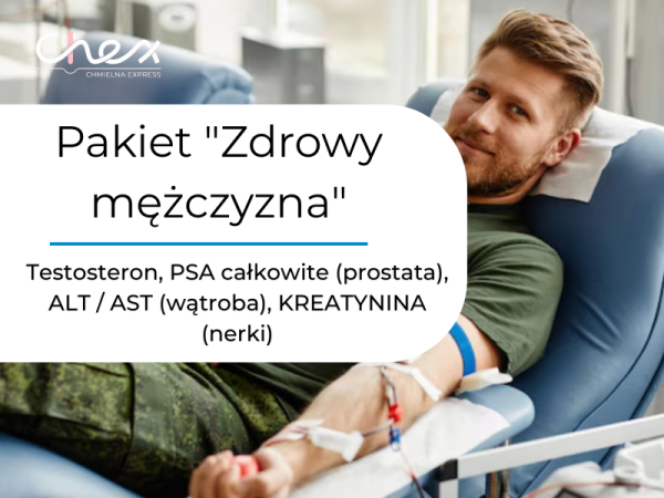 Zdrowy Mężczyzna - Pakiet Podstawowy ( z krwi )