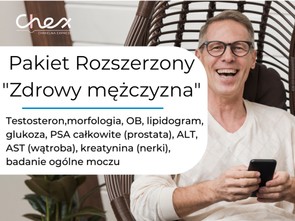 Zdrowy mężczyzna - rozszerzony pakiet badań