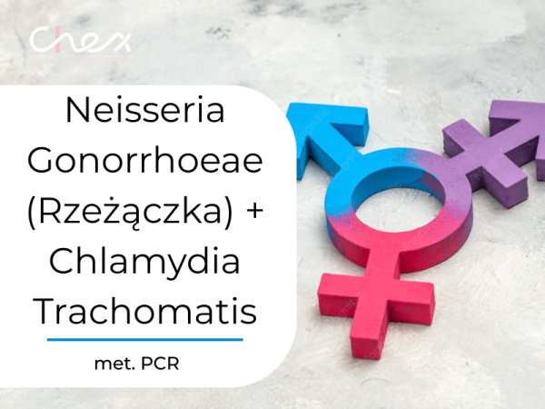 Neisseria Gonorrhoeae (Rzeżączka) + Chlamydia Trachomatis met. PCR