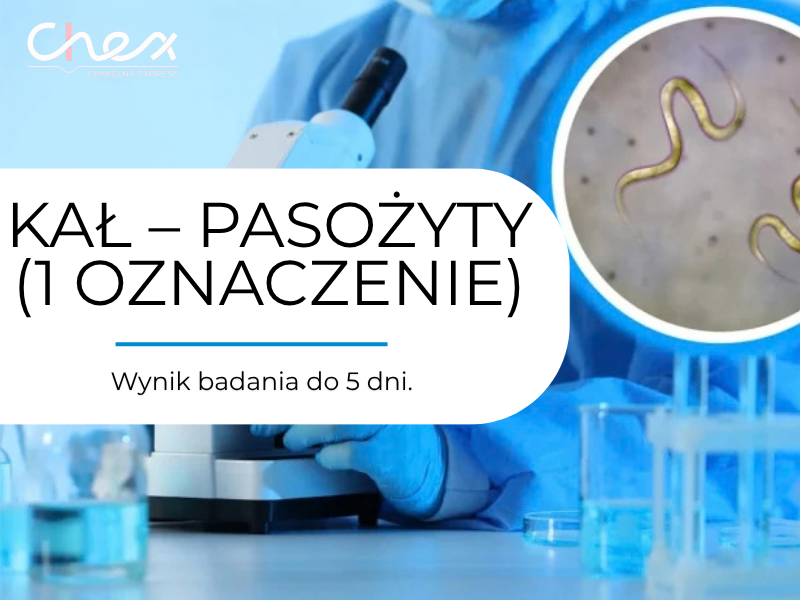 KAŁ – PASOŻYTY (1 OZNACZENIE)
