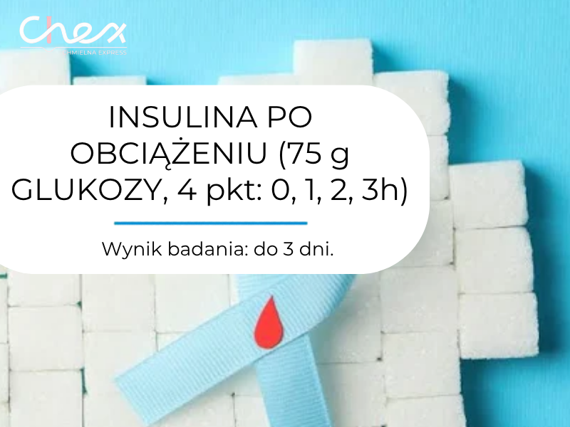 INSULINA PO OBCIĄŻENIU (75 g GLUKOZY, 4 pkt: 0, 1, 2, 3h)