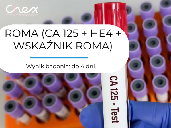 ROMA (CA 125 + HE4 + WSKAŹNIK ROMA)