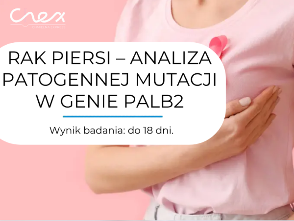 RAK PIERSI – ANALIZA PATOGENNEJ MUTACJI W GENIE PALB2