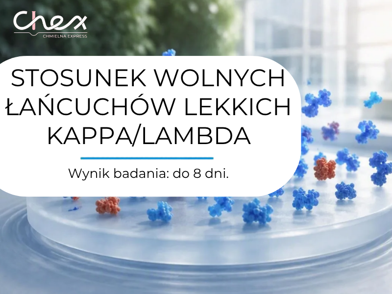 STOSUNEK WOLNYCH ŁAŃCUCHÓW LEKKICH KAPPA/LAMBDA