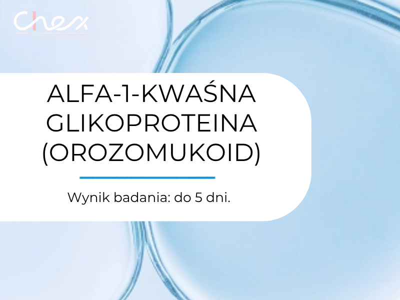 ALFA-1-KWAŚNA GLIKOPROTEINA (OROZOMUKOID)